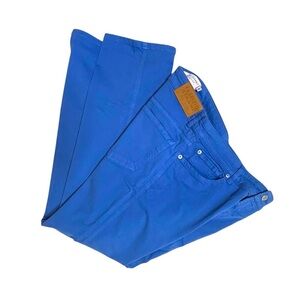 Fabrizio Gianni Straight Leg Pants Cobalt Blue Jeans Straight Leg